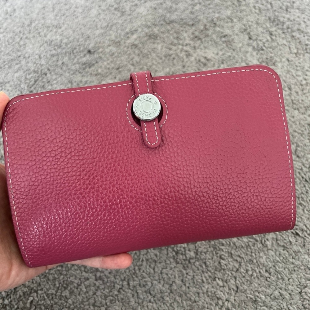 Hermes Pink Wallet
